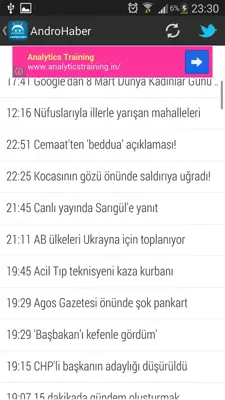 AndroHaber android App screenshot 3